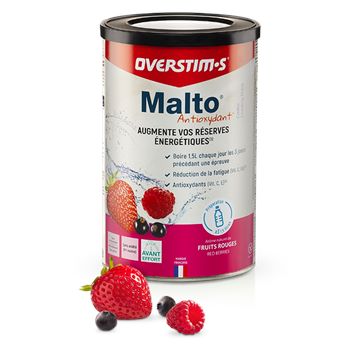 Trakks OVERSTIMS MALTO ANTIOXYDANT Red Berries (450 g) Nutrition & Soins Nutrition Pendant l effort