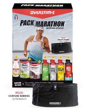 Trakks OVERSTIMS Pack Marathon Ceinture 8 Gels Nutrition & Care Nutrition Packs