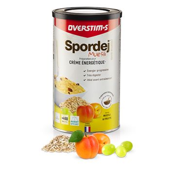 Trakks OVERSTIMS SPORDEJ Muesli Fruits (600 g) Nutrition & Care Nutrition Before physical exercise