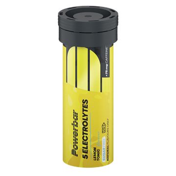 Trakks PowerBar 5 Electrolytes Tabs - Lemon Tonic Boost (Caffeine) Nutrition & Soins Nutrition Pendant l effort