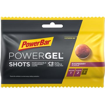 Trakks PowerBar PowerGel Shots - Raspberry Nutrition & Care Nutrition Before physical exercise
