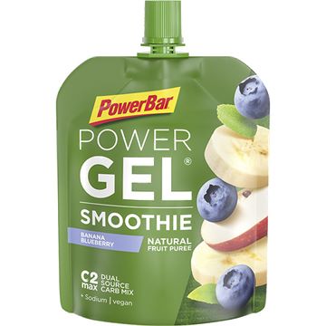Trakks PowerBar PowerGel Smoothie - Banana Blueberry (90 g) Voeding & Zorg Voeding Tijdens de inspanning