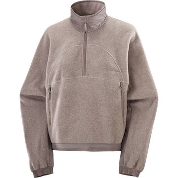 Trakks SALOMON Chroma Fleece Crop HZ W Ladies Ladies Clothing Tops Long Sleeves