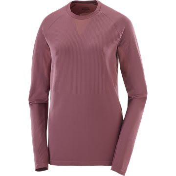 Trakks SALOMON Sense Aero Seamless LS Tee W Dames Dameskleding Tops lange mouwen