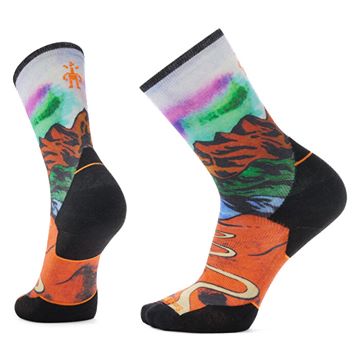 Trakks SMARTWOOL AE Run Sin Print Crew Accessoires Textielaccessoires Unisexsokken