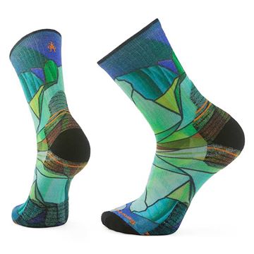 Trakks SMARTWOOL H TC MM PRT Crew Hike Accessoires Textielaccessoires Unisexsokken