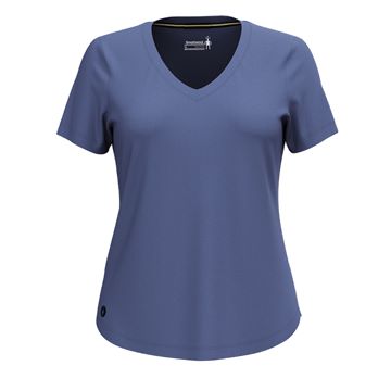 Trakks SMARTWOOL W Merino Sport 120 V-Neck SS Ladies Ladies Clothing T-Shirts and tops