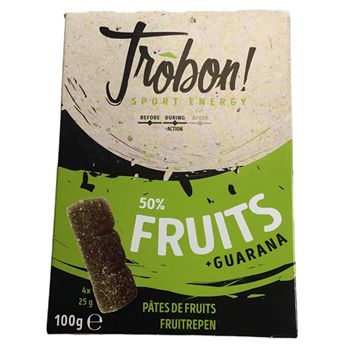 Trakks Trôbon Pâtes de Fruits - Poire Guarana (4x) Nutrition & Soins Nutrition Pendant l effort