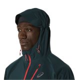 Trakks ASICS Fujitrail Elite Waterproof Jacket Homme Vêtements Homme Vestes et coupes vent