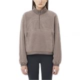Trakks SALOMON Chroma Fleece Crop HZ W Femme Vêtements Femme Hauts manches longues