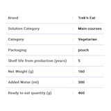 Trakks TREK N EAT Couscous with Vegetables Nutrition & Soins Nutrition Repas du sportif